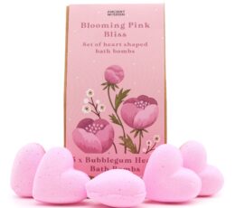 Blooming Pink Bliss Bath Heart Gift Set