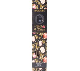 Banjara Cristal Gemas Incense Sticks - Obsidian Copal