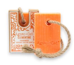 Agnes + Cat Soap On A Rope - Clementine