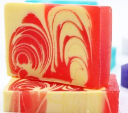 Hand-crafted Soap - Strawberry - Slice 115g approx