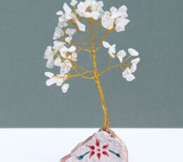 Rock Crystal Gemstone Tree - 80 Stones