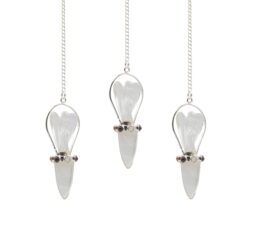 Celestial Guide - Two Piece Angel Pendulum - Chakra Band - Clear Quartz