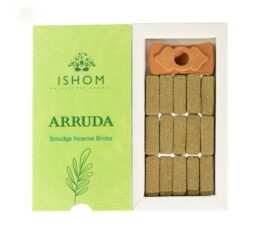 Pack of 15 Natural Incense Smudge Bricks and Burner - Arruda