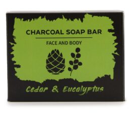 Charcoal Soap 85g - Eucalyptus & Cedarwood
