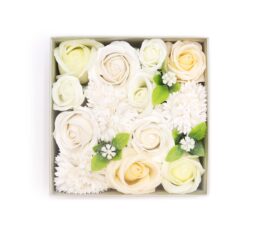 Square Box - Wedding Blessings - White & Ivory