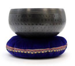 Singing Bowl Velvet Cushion - 16cm