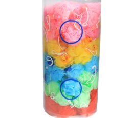 Squeaky Toy Scrunchies 5 asst (display tube) - 30gm