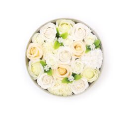 Round Box - Wedding Blessings - White & Ivory