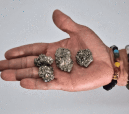 Peruvian Pyrite - First Grade Medium Size- (200gms  approx 6 pieces 35-50mm)