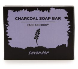 Charcoal Soap 85g - Lavender