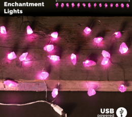 Gemstone Enchantment Lights - Rose Quartz