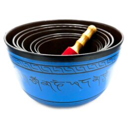 Large Chakra Set of Seven Singing Bowls (19.5-35cm)