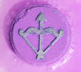 Set of Zodiac Bath Fizzers with Horoscope - Sagittarius