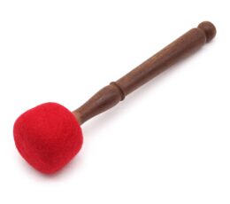 Large Felted Gong Stick - 23cm