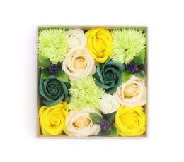 Square Box - Spring Celibrations - Yellow & Greens