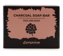 Charcoal Soap 85g - Geranium