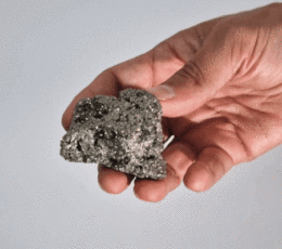 Peruvian Pyrite - First Grade Large Size (approx. 100-135gm 55-65mm)