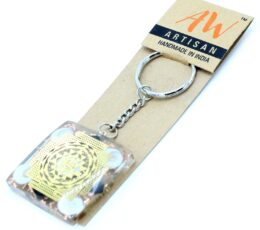 Orgonite Power Keyring - Home Protect Tourmaline