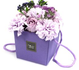 Soap Flower Bouqet - Lavender Rose & Carnation
