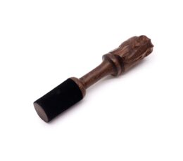 Wooden Stick - 14cm  - Elephant Carving
