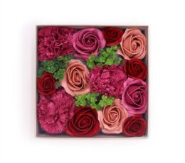 Square Box - Vintage Roses