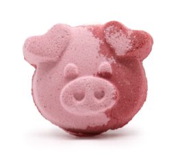 Pig Bathbomb 70g - Vanilla Cupcake