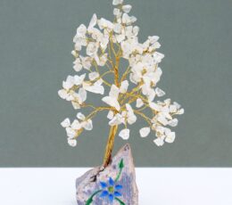 Rock Crystal Gemstone Tree - 160 Stones