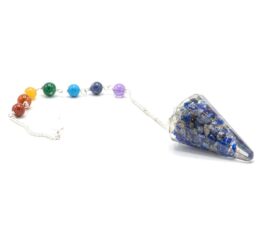 Orgonite Power Chakra Pendulum - Lapis