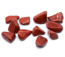 Pack of 24 L Tumble Stone - Jasper - Red