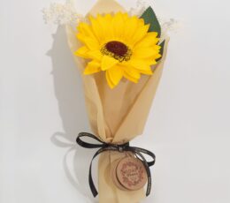 Soap Flower - Single Sunflower