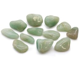 Bag of 12 Medium African Tumble Stones - Aventurine