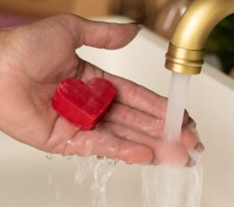 Heart Guest Soaps - Raspberry