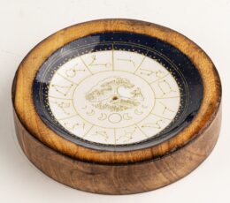 Stars Sign Mini Bowl & Incense Stick Holder - Aquarius