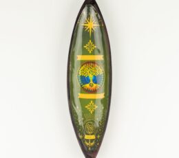 Enamel Incense Bowl - Mango Wood - Tree of Life