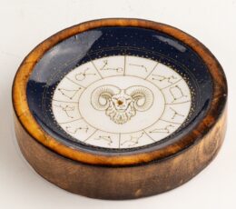 Stars Sign Mini Bowl & Incense Stick Holder - Aries