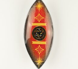 Enamel Incense Bowl - Aluminum - Pagan Triquetra