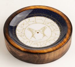 Stars Sign Mini Bowl & Incense Stick Holder - Gemini